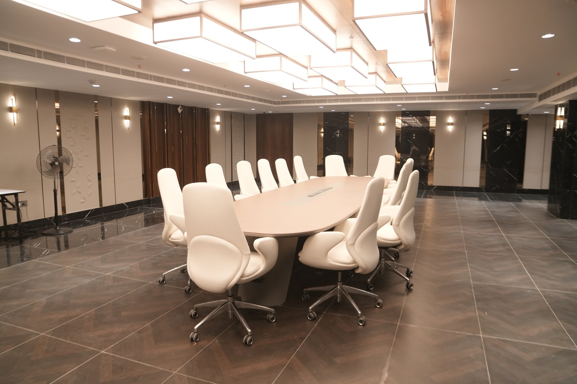 Corporate meeting setup at SVM Grand Hotel, Kompally